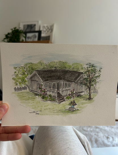 Personlig Akvarellmålning