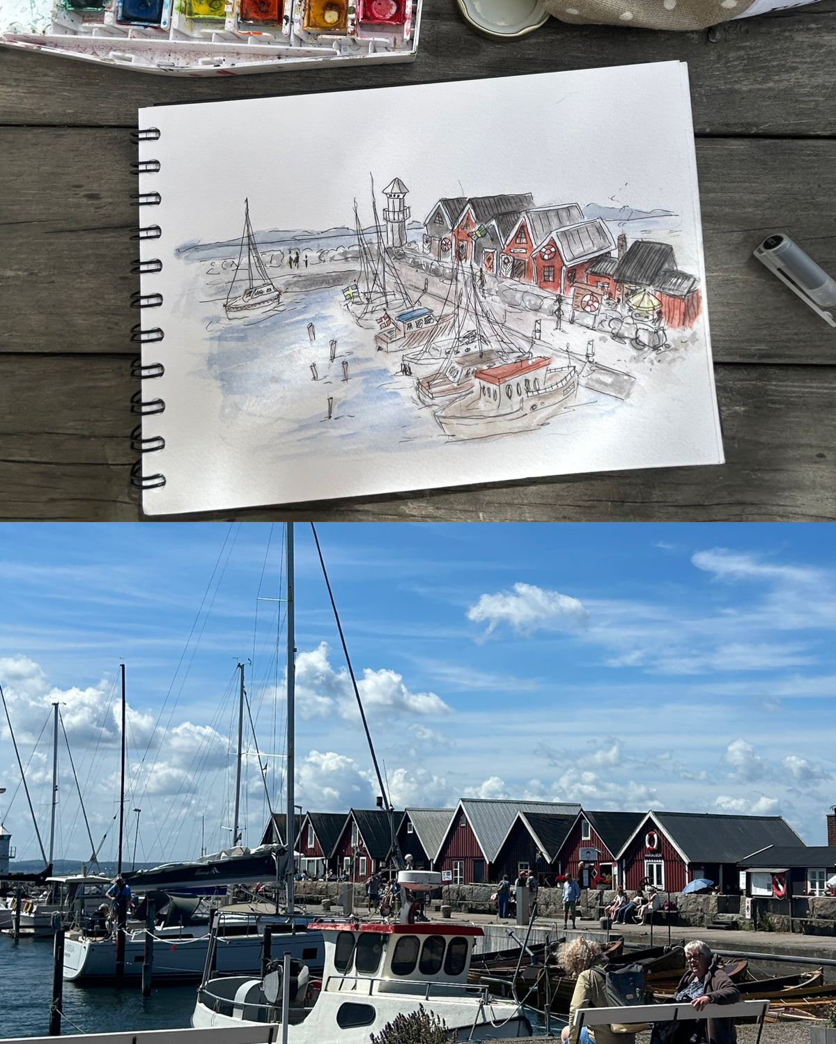 Personlig Akvarellmålning